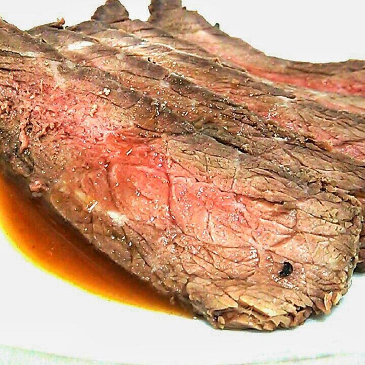 レンジのみで超簡単 しっとりローストビーフ レシピ 作り方 By Lilee0000 楽天レシピ